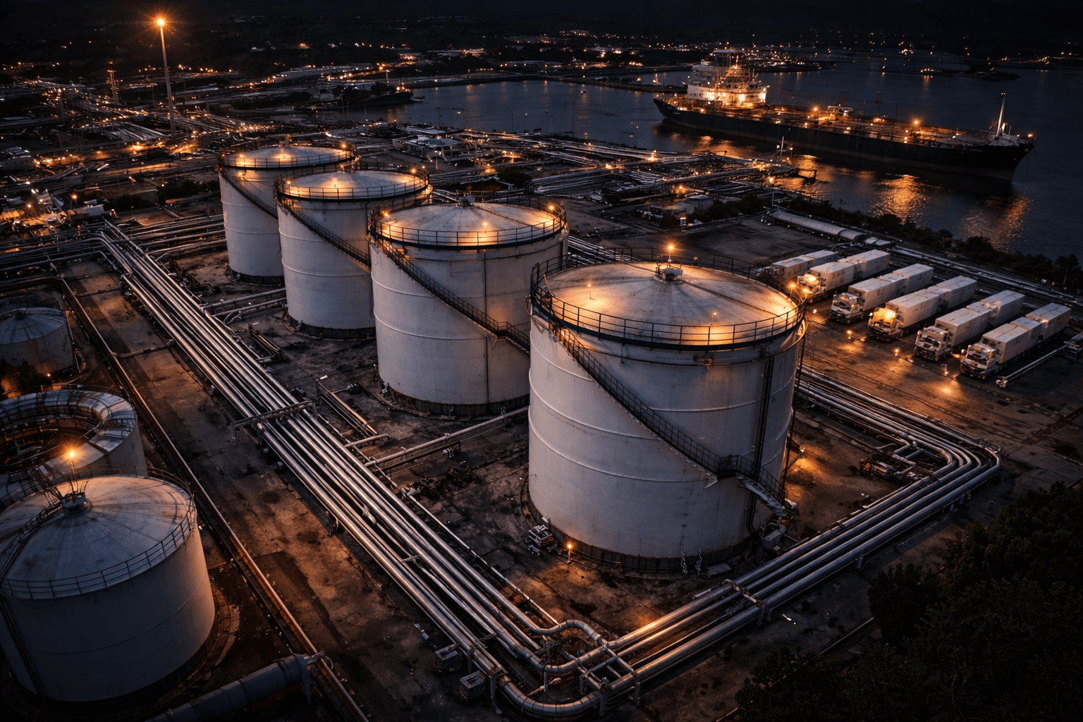 Industrial storage tanks